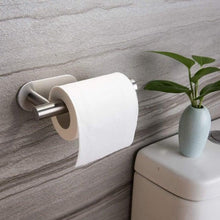 将图片加载到图库查看器，Household Toilet Roll Holder Self Adhesive Toilet Paper Holder For Bathroom Stick On Wall Stainless Steel Toilet Paper  Racks Toilet Paper Holder Self Adhesive Bathroom Paper Towel Roll Holder Wall Mount

