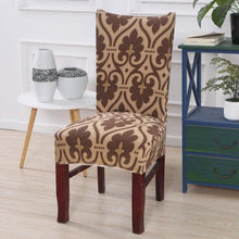 Load image into Gallery viewer, Housmife Printed Stretch Chair Cover Big Elastic Seat Chair Covers Slipcovers Restaurant Banquet Home Dining Party Decoration Stretch Spandex Removable Washable Anti-dust Seat Slipcover  Protector for Hotel Office Ceremony Banquet
