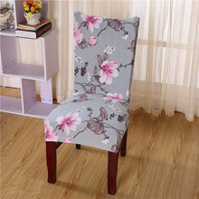 Load image into Gallery viewer, Housmife Printed Stretch Chair Cover Big Elastic Seat Chair Covers Slipcovers Restaurant Banquet Home Dining Party Decoration Stretch Spandex Removable Washable Anti-dust Seat Slipcover  Protector for Hotel Office Ceremony Banquet
