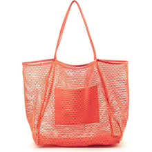 Load image into Gallery viewer, HOXIS Mesh Beach Tote Women's Shoulder Bag
