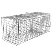 将图片加载到图库查看器，Humane Catch Release Live Animal Collapsible Galvanized Wire Trap Cage
