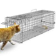 将图片加载到图库查看器，Humane Live Animal Rodent Cage Collapsible Galvanized Wire
