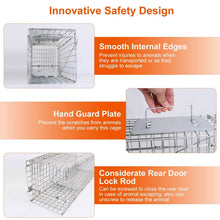 将图片加载到图库查看器，Humane Live Animal Rodent Cage Collapsible Galvanized Wire
