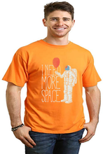 Load image into Gallery viewer, I need more space Men's Bamboo Viscose/Organic Cotton Short Sleeve Graphic T-Shirt
