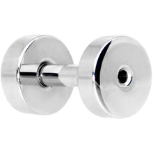 Load image into Gallery viewer, 14G Steel Screw Fit Tunnel Plug Set
