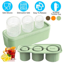 Load image into Gallery viewer, Ice Cube Tray Fit For 20oz/30oz/40oz Stanley Cup Easy Release Silicone Hallow Cylinder
