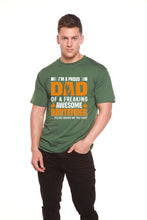 Load image into Gallery viewer, I'm a Proud Dad Men's Bamboo Viscose/Organic Cotton Short Sleeve Graphic T-Shirt
