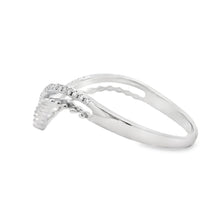 Load image into Gallery viewer, .09ct Diamond Fashion band rings 10KT White Gold
