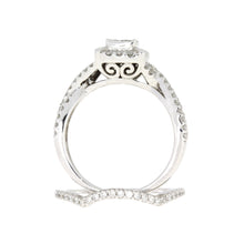 Load image into Gallery viewer, 1.00ct Diamond Engagement Ring Set 10KT White Gold
