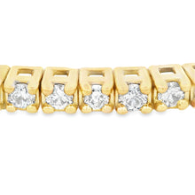 Load image into Gallery viewer, 1.00ct Diamond Bangle Bracelet 14KT Yellow Gold
