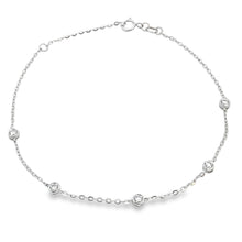 Load image into Gallery viewer, .38ct Lab Grown Diamond Bracelet 14KT White Gold
