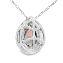 Load image into Gallery viewer, .39ct Quartz Diamond Fashion Pendants 10KT White Gold
