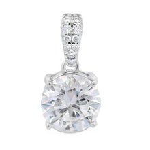 将图片加载到图库查看器，2.00ct Moissanite Pendant Sterling Silver
