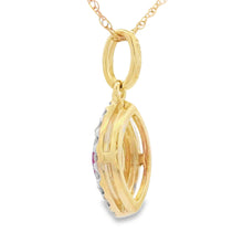 Load image into Gallery viewer, .26ct Ruby Diamond Fashion Pendants 10KT Yellow Gold
