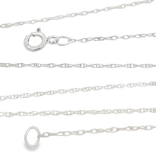 将图片加载到图库查看器，Womens chains 14KT White Gold
