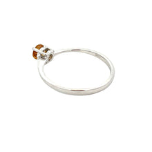 Load image into Gallery viewer, Genuine .20ct Citrine Ring Sterling Silver

