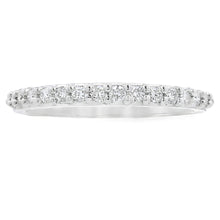 Load image into Gallery viewer, .25ct Diamond Wedding Band Ring 14KT White Gold
