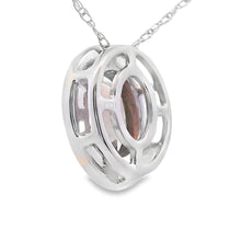 Load image into Gallery viewer, .40ct Quartz Diamond Fashion Pendants 10KT White Gold

