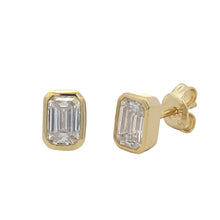 将图片加载到图库查看器，Moissanite Stud Earrings Vermeil
