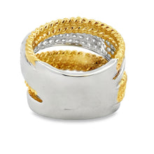 将图片加载到图库查看器，1.25ct Diamond Ring 18KT 2 Tone Gold
