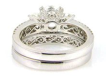 将图片加载到图库查看器，1.05ct Engagement Ring Set 18KT White Gold
