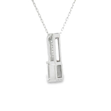 Load image into Gallery viewer, .06ct Zircon Diamond Fashion Pendants 10KT White Gold
