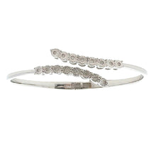 将图片加载到图库查看器，.25ct Diamond Bangle Bracelet Sterling Silver
