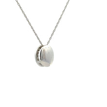 Load image into Gallery viewer, Natural .08ct Diamond Fashion Pendants 14KT White Gold
