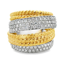 将图片加载到图库查看器，1.25ct Diamond Ring 18KT 2 Tone Gold
