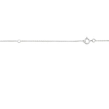 Load image into Gallery viewer, .30ct Sapphire Diamond Fashion Pendants 14KT White Gold
