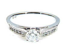 Load image into Gallery viewer, .50ct Diamond Eng Only 14KT White Gold
