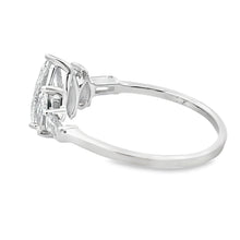 Load image into Gallery viewer, 1.50ct Lab Grown Diamond 3 Stone Ring 14KT White Gold
