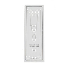 将图片加载到图库查看器，Womens chains 14KT White Gold
