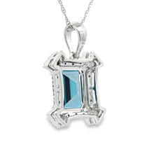 将图片加载到图库查看器，London Blue Topaz Fashion Pendants 10KT White Gold
