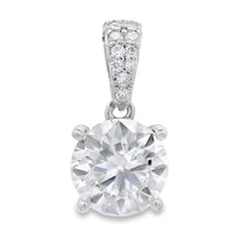 Load image into Gallery viewer, 2.00ct Moissanite Pendant Sterling Silver
