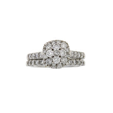 Load image into Gallery viewer, 1.30ct Diamond Engagement Ring Set 10KT White Gold
