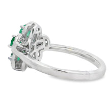 将图片加载到图库查看器，1.01ct Emerald Zircon Ring Sterling Silver
