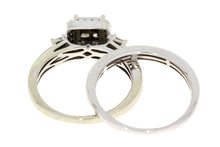 Load image into Gallery viewer, 1.00ct Diamond Engagement Ring Set 10KT White Gold
