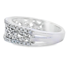 Load image into Gallery viewer, .50ct Diamond Fashion band rings 10KT White Gold
