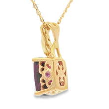 Load image into Gallery viewer, 1.63ct Garnet Diamond Fashion Pendants 10KT Yellow Gold
