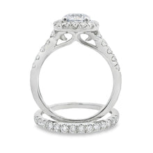将图片加载到图库查看器，Lab Grown Diamond Engagement Ring Set 10KT White Gold
