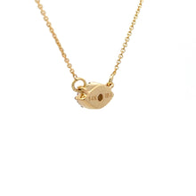 将图片加载到图库查看器，Sapphire Diamond Fashion Pendants 14KT Yellow Gold
