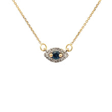 将图片加载到图库查看器，Sapphire Diamond Fashion Pendants 14KT Yellow Gold
