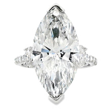 将图片加载到图库查看器，9.85ct Lab Grown Diamond Eng Only 14KT White Gold
