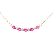 Load image into Gallery viewer, .73ct Ruby Diamond Fashion Pendants 10KT Yellow Gold
