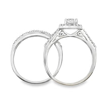 将图片加载到图库查看器，Cubic Zirconia CZ SS Bridal Sterling Silver
