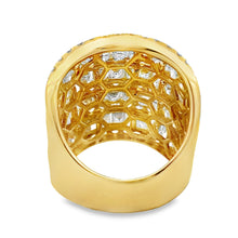 将图片加载到图库查看器，6.65ct Diamond Ring 18KT Yellow Gold
