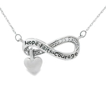 将图片加载到图库查看器，.04ct Diamond Cross Religious Pendant Sterling Silver
