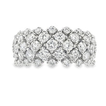 Load image into Gallery viewer, Lab Grown Diamond Fashion band rings 14KT White Gold
