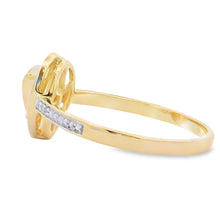 Load image into Gallery viewer, .30ct Opal Diamond Ring 10KT Yellow Gold
